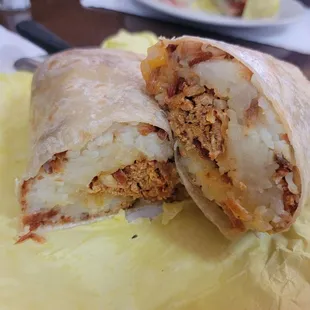 Chorizo burrito