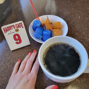 Bold, balanced coffee with the best coffee creamer (International Delight  NOT nasty coffee mate)