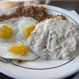 Chicken Fried Steak and Eggs
