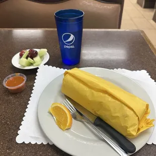Harry&apos;s breakfast burrito