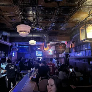 people sitting at the bar