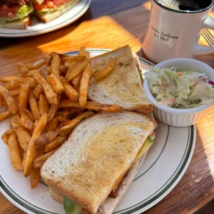 Turkey Bacon Avocado and Cheddar Sandwich