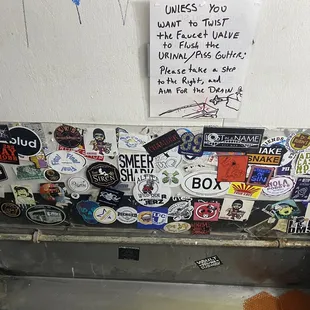 French Quarter Dive Bar Proper gutter etiquette  'Twist' not; aim for drain #Nola_Haiku  #DiveBar #FrenchQuarter #WashYourHands #Haiku