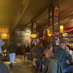 people sitting at the bar