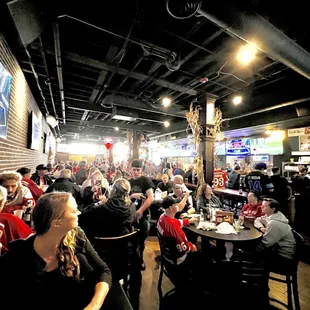 Nice post Lions, pre Wings crowd, too bad nobody could talk to each other!