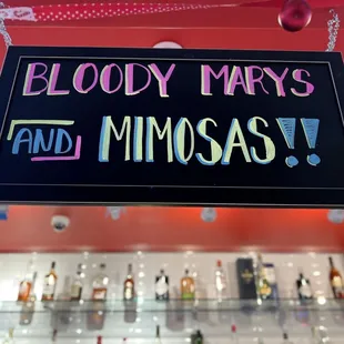 bloody mary's and mimosy
