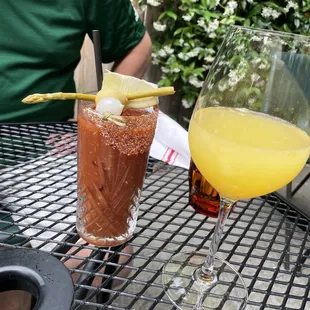 Brunch cocktails