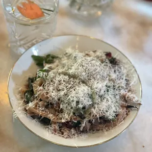 Mushroom pasta ($16)