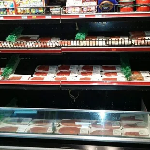 the meat section