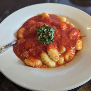 Gnocchi w/ Tomato &amp; Basil.