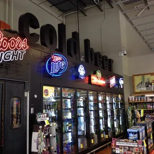 Fridges full of beer