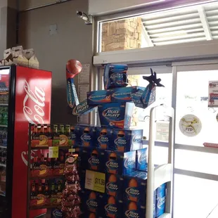 Bud Light football player