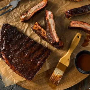 bbq ribs, ribs, food
