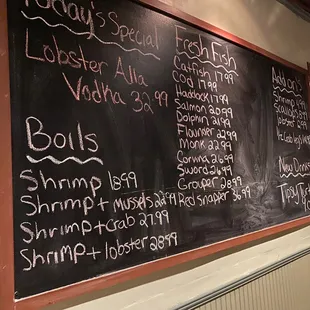 Menu board super helpful