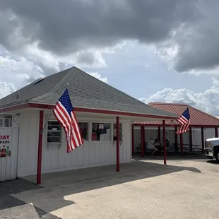 the outside of the building