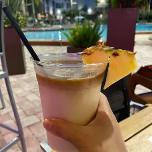 Toasted coconut colada..sweet and refreshing