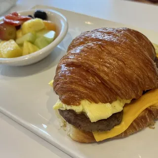 Breakfast Croissant Sandwich