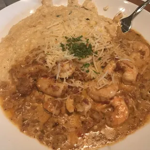 a white plate of food