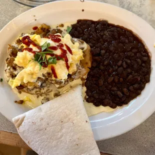 Breakfast Huaraches special of the day - sooo good!