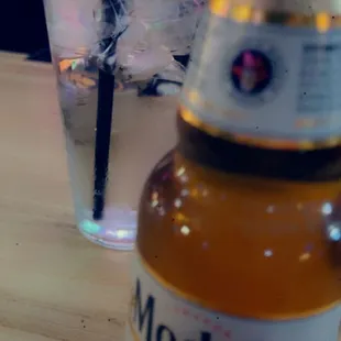 a bottle of modelo
