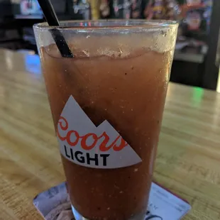 Well I have no idea what kind of bloody Mary this was but it was terrible!  Mix is from the gun and it's just awful!  Don't order one!!!!