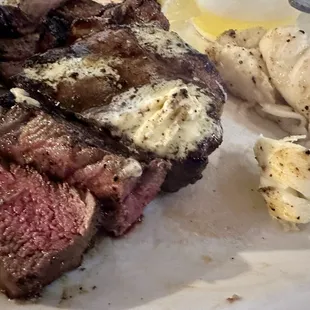 Filet lobster tail $47 with 2 sides