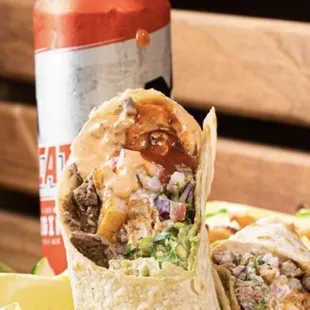 Surf n turf Cali burrito