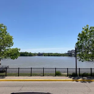 outside