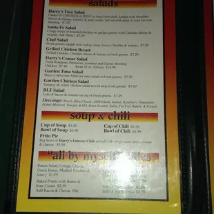 Salads/soups