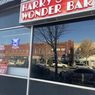 reflection in window