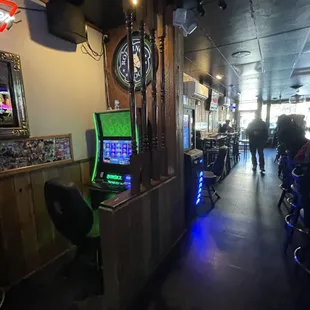 a video game in the middle of the room