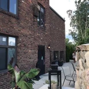 the outside of the building