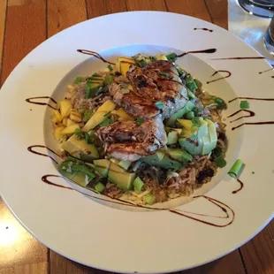 Jamaican Chicken bowl. Really good!