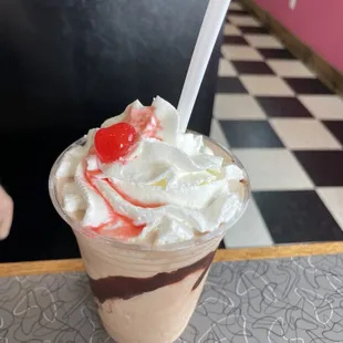 Andes Mint milkshake