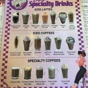 Specialty drinks