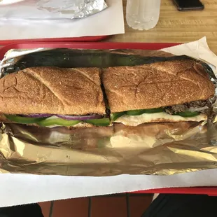 Steak and cheese sub