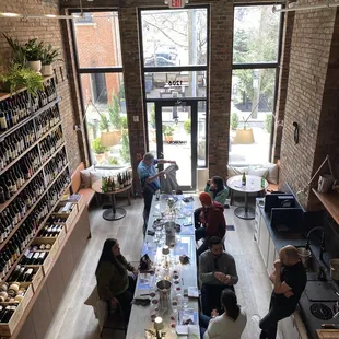 The heart of Hart &amp; Cru the communal table