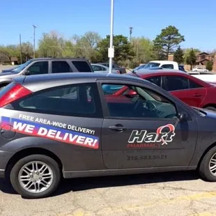 We offer FREE area-wide delivery to your home or office!