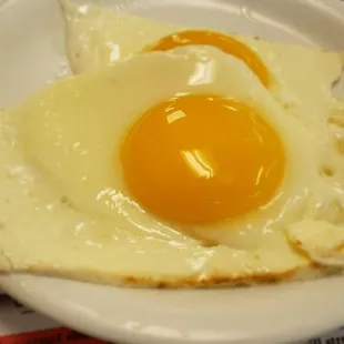 Don't know why my eggs have straight edges.