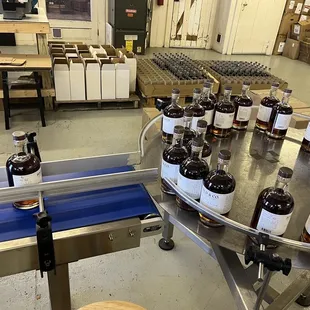 Bottles labeled &amp; numbered.