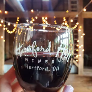 a hand holding a wine glass