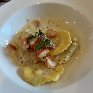 Lobster ravioli
