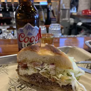 Softail Sandwich, it's a great sandwich recommended by GM Matt.