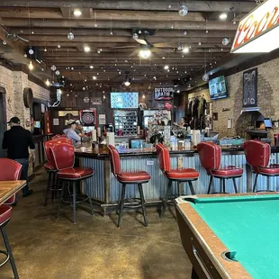 View to the bar area.