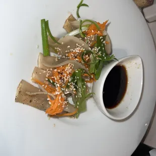 a plate of food