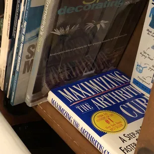 Examples of some of the books you will find lying around