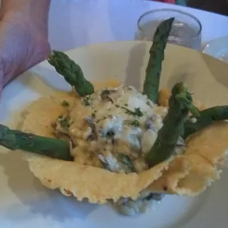 Wild Mushroom and Asparagus Risotto *GF