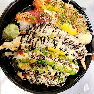 sushi and sashimi, food