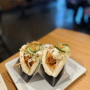 karaage chicken bao buns