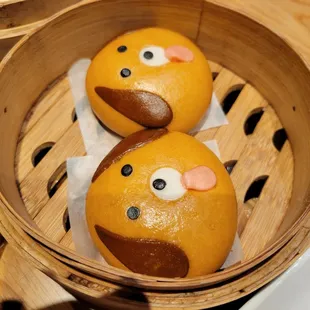 Dog Bun with Churro Custard